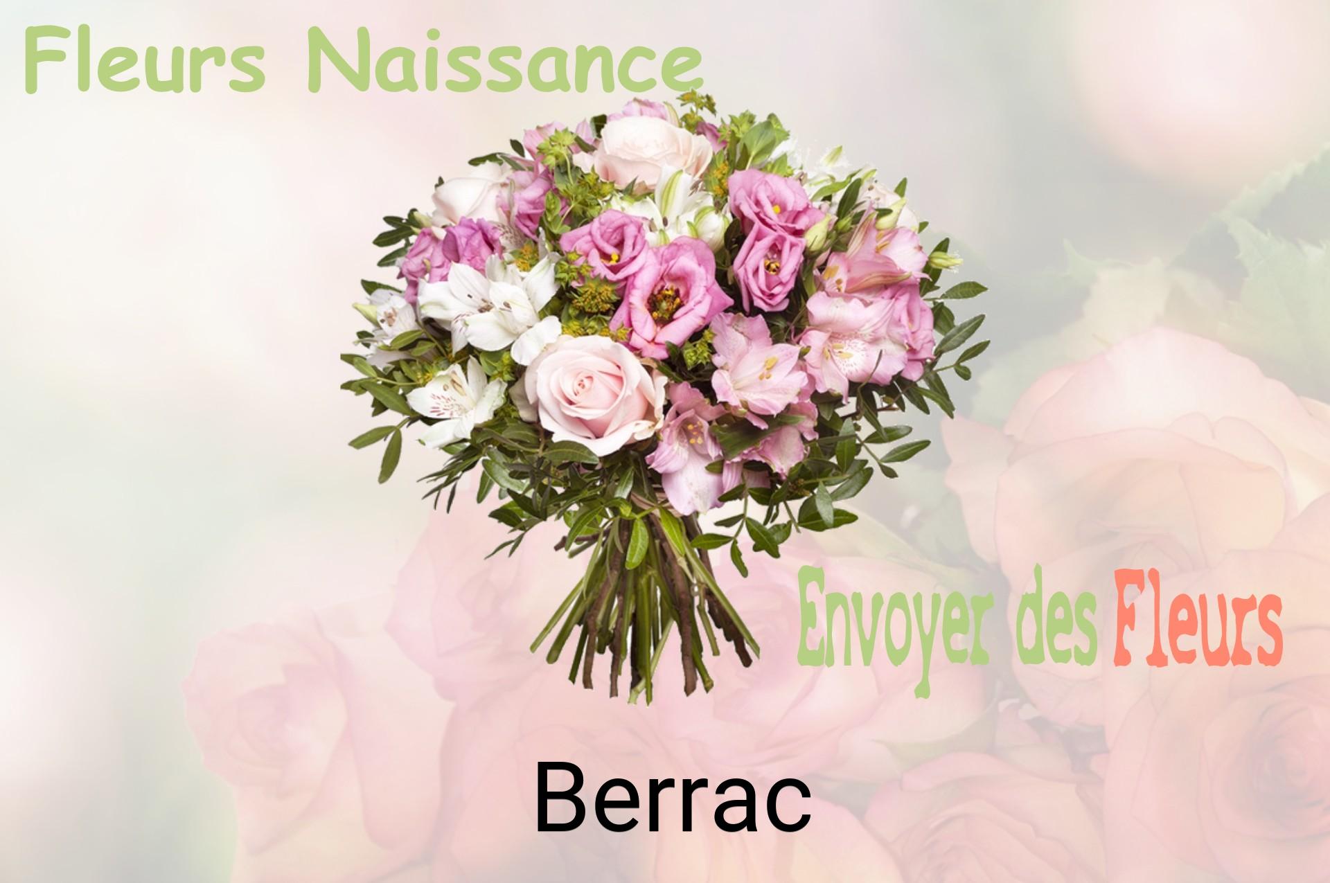 Bouquet de fleurs de naissance livré à Berrac